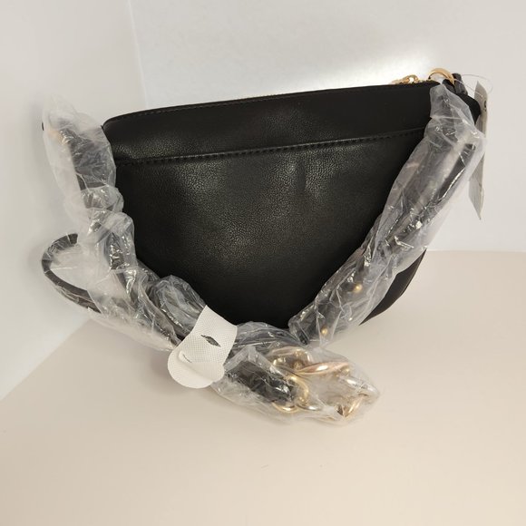 INC International Concepts Kimmi Crossbody Black with Stylish Chain Strap NWT - Picture 11 of 12